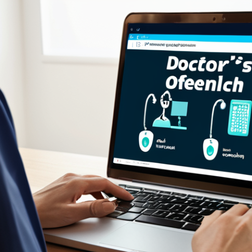 Home 15 **
> A person looking frustrated while trying to navigate a confusing telehealth platform on their laptop. The screen is cluttered with icons and the video quality of a doctor's call is pixelated and buffering. In the background, a clear sign points towards a "Doctor's Office" implying a traditional alternative is more appealing.
**